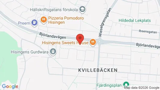 Lägenheter att hyra i Lundby - kort over placeringen