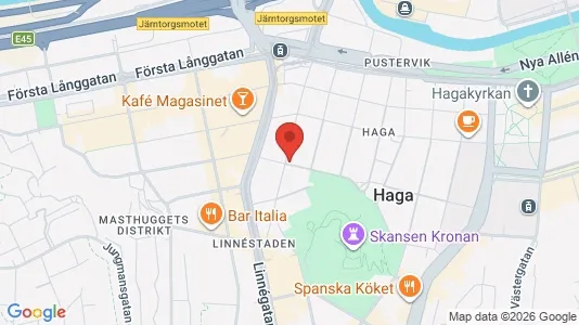 Lägenheter att hyra i Göteborg Centrum - kort over placeringen