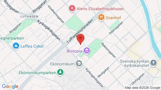 Lägenheter till salu i Uppsala - kort over placeringen