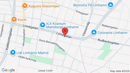 Lägenheter till salu i Malmö Centrum - kort over placeringen