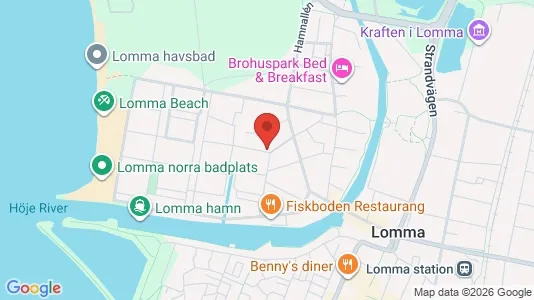 Lägenheter till salu i Lomma - kort over placeringen