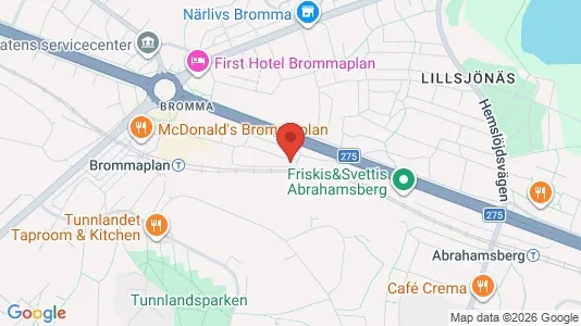 Lägenheter till salu i Sundbyberg - kort over placeringen