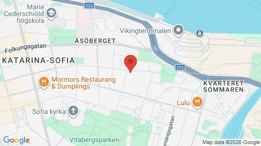 Lägenheter till salu i Södermalm - kort over placeringen