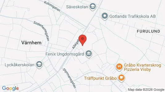 Lägenheter att hyra i Gotland - kort over placeringen