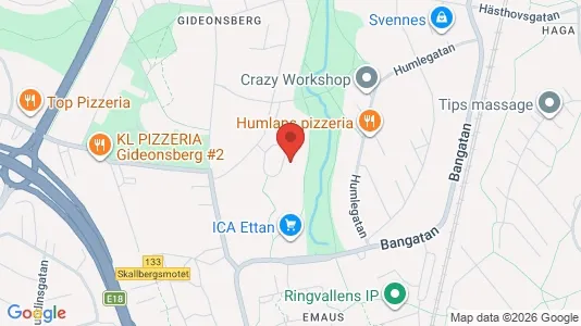 Lägenheter att hyra i Västerås - kort over placeringen