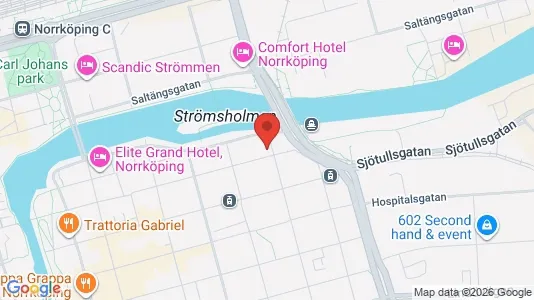Lägenheter att hyra i Norrköping - kort over placeringen
