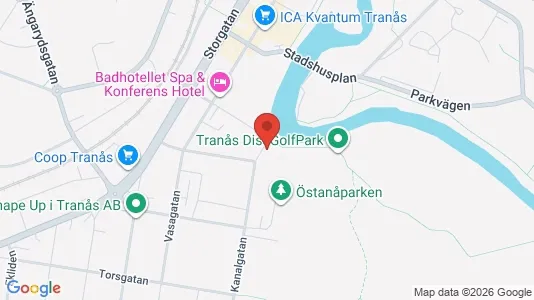 Lägenheter att hyra i Tranås - kort over placeringen