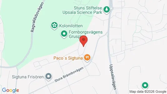 Lägenheter att hyra i Sigtuna - kort over placeringen