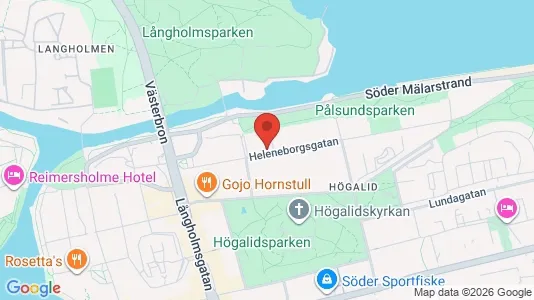 Bostadsrätter till salu i Kungsholmen - kort over placeringen