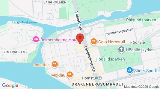 Bostadsrätter till salu i Kungsholmen - kort over placeringen