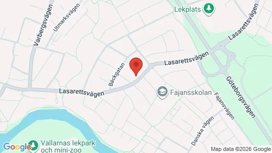 Bostadsrätter till salu i Falkenberg - kort over placeringen