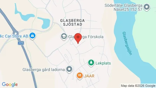 Bostadsrätter till salu i Södertälje - kort over placeringen