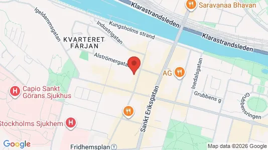 Lägenheter till salu i Kungsholmen - kort over placeringen