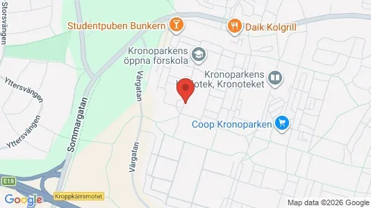 Lägenheter att hyra i Karlstad - kort over placeringen