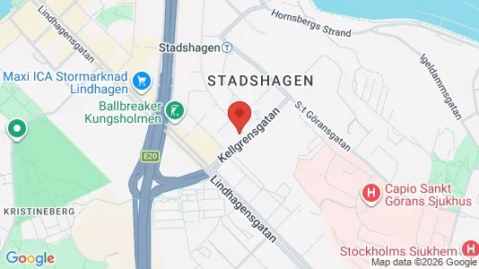 Lägenheter till salu i Kungsholmen - kort over placeringen