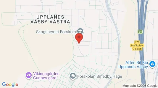 Lägenheter att hyra i Upplands Väsby - kort over placeringen