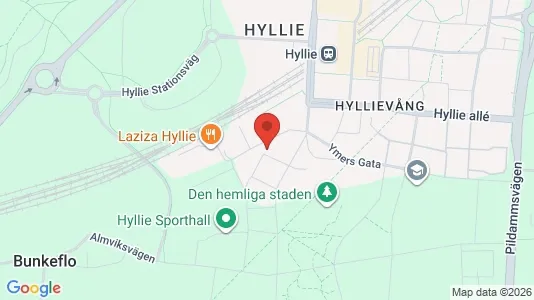 Lägenheter att hyra i Hyllie - kort over placeringen