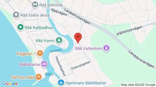 Lägenheter att hyra i Helsingborg - kort over placeringen
