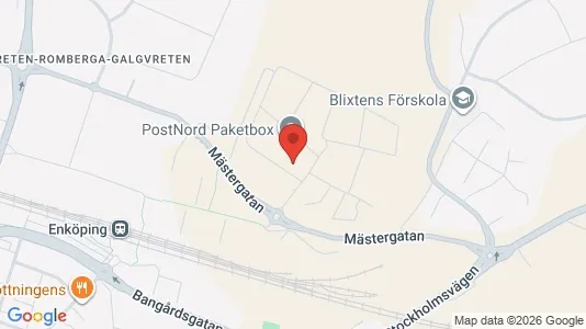 Lägenheter att hyra i Enköping - kort over placeringen