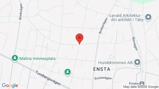 Lägenheter att hyra i Täby - kort over placeringen