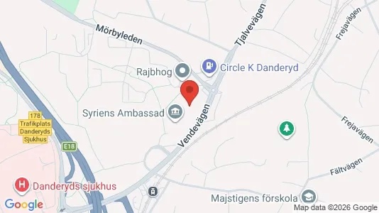 Bostadsrätter till salu i Danderyd - kort over placeringen