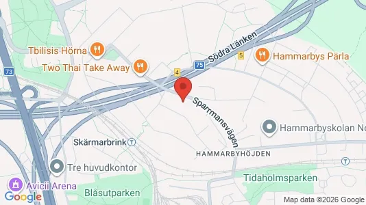 Lägenheter till salu i Söderort - kort over placeringen