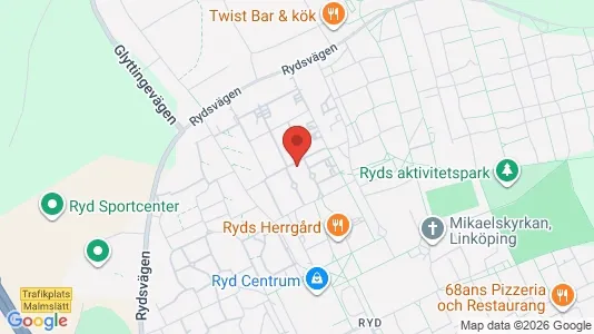 Lägenheter att hyra i Linköping - kort over placeringen