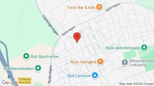 Lägenheter att hyra i Linköping - kort over placeringen