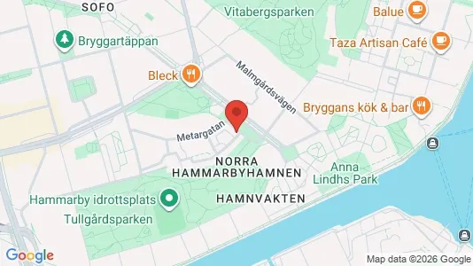 Lägenheter att hyra i Södermalm - kort over placeringen
