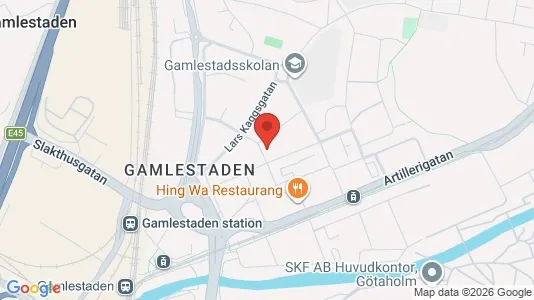 Lägenheter att hyra i Göteborg Östra - kort over placeringen