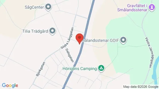 Lägenheter att hyra i Gislaved - kort over placeringen
