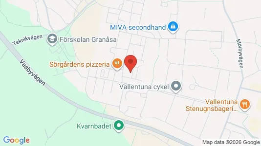 Lägenheter till salu i Täby - kort over placeringen