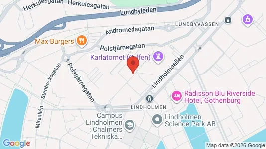 Lägenheter att hyra i Lundby - kort over placeringen