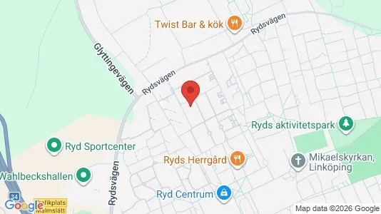 Lägenheter att hyra i Linköping - kort over placeringen