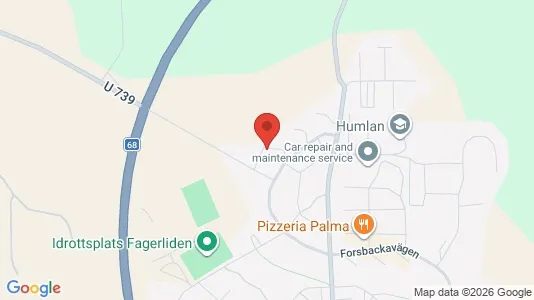 Lägenheter att hyra i Fagersta - kort over placeringen