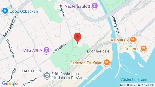 Lägenheter att hyra i Västerås - kort over placeringen