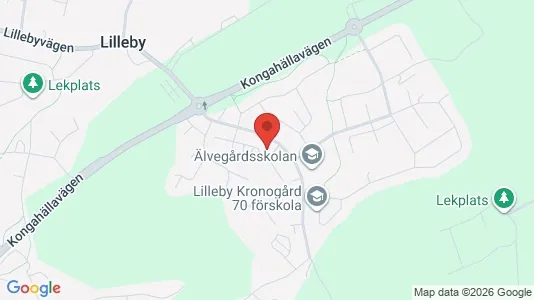 Bostadsrätter till salu i Västra hisingen - kort over placeringen