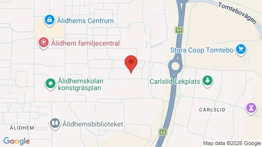Lägenheter att hyra i Umeå - kort over placeringen