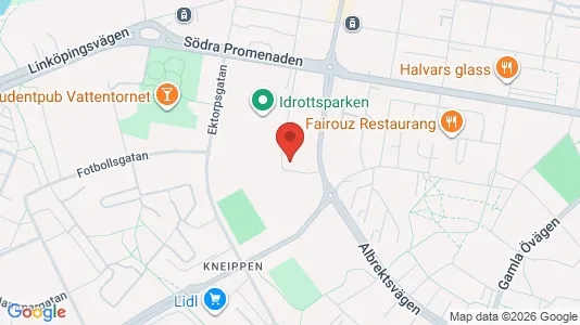 Lägenheter att hyra i Norrköping - kort over placeringen