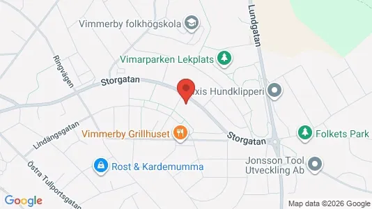 Lägenheter att hyra i Vimmerby - kort over placeringen
