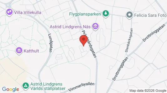 Lägenheter att hyra i Vimmerby - kort over placeringen