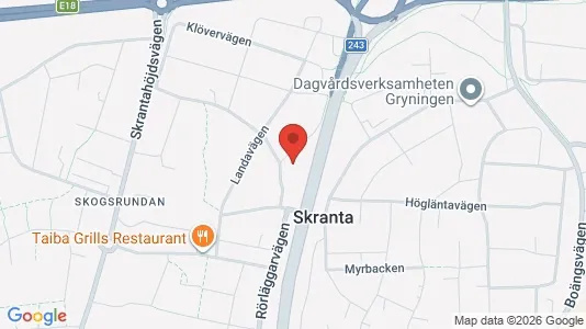 Lägenheter att hyra i Karlskoga - kort over placeringen