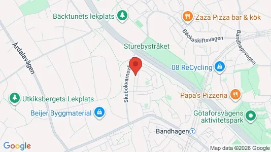 Lägenheter att hyra i Söderort - kort over placeringen