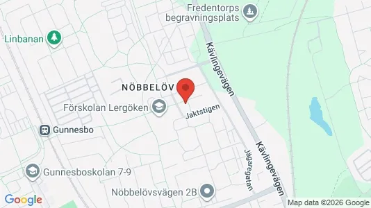 Lägenheter att hyra i Lund - kort over placeringen