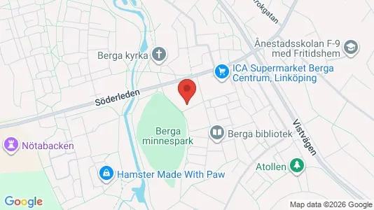 Bostadsrätter till salu i Linköping - kort over placeringen