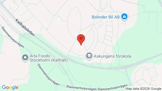Bostadsrätter till salu i Järfälla - kort over placeringen