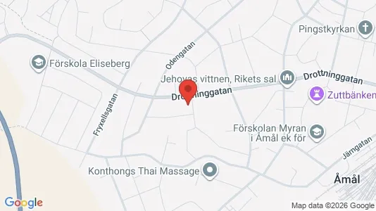 Bostadsrätter till salu i Åmål - kort over placeringen