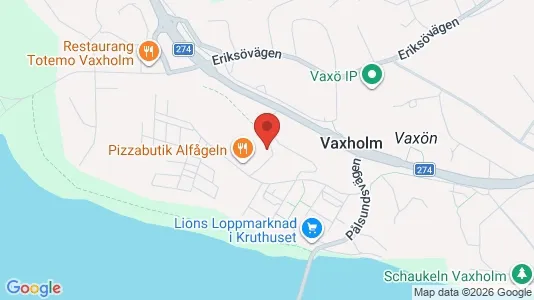 Lägenheter till salu i Vaxholm - kort over placeringen