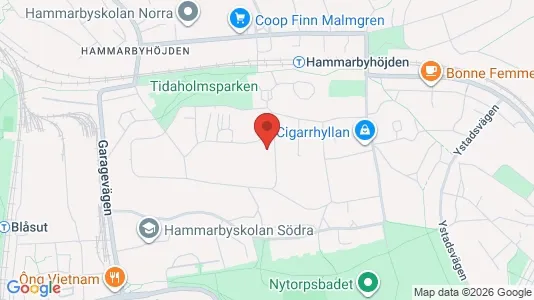 Lägenheter till salu i Söderort - kort over placeringen