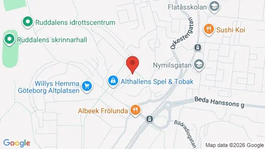 Lägenheter till salu i Askim-Frölunda-Högsbo - kort over placeringen